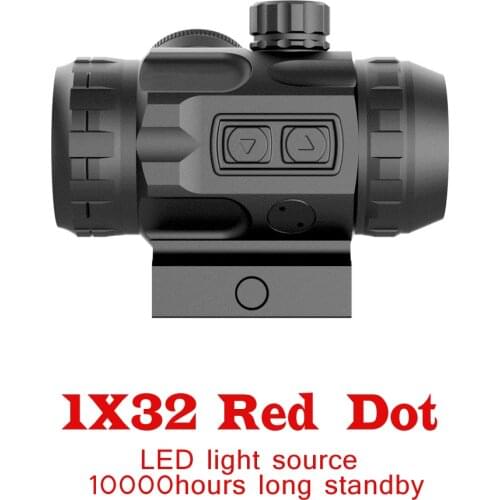 New Heave 1X32 Red Dot Sight rifle scope Tactical AK sight fit Picatinny Rail Mount riflescope ,Free shipping