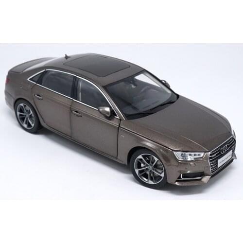 Original Authorized Authentic 1:18 Audi A4L 2017 Diecast ModelAlloy Toy Car Miniature for christmas/Birthday gift, collection