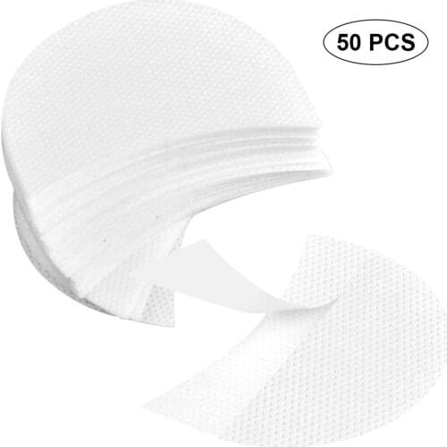 50pairs/pack Under Gel Eye Pads Lint Free Eye Patches For Eyelash Extension False Eyelashes Grafting Pad Eye Shadow Eyepads