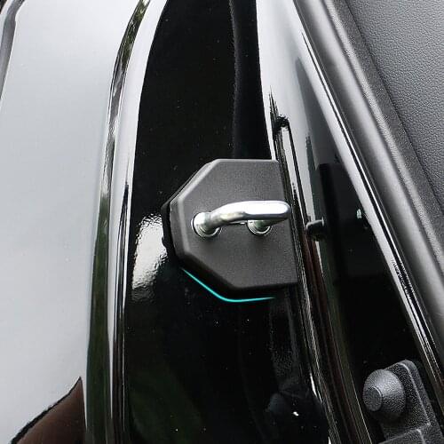 Plastic Inner Car Door Lock Protector Cover Trim For Subaru Forester 2013 - 2018 / XV 2008 - 2016 / Outback 2013 - 2015