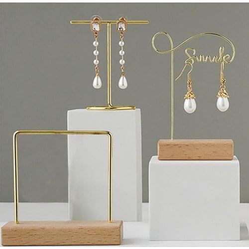 Stylish Jewellery Bracket Visual Effect Metal Elegant Shoot Matching Strong Construction Necklace Rack Delicate Holder Stand