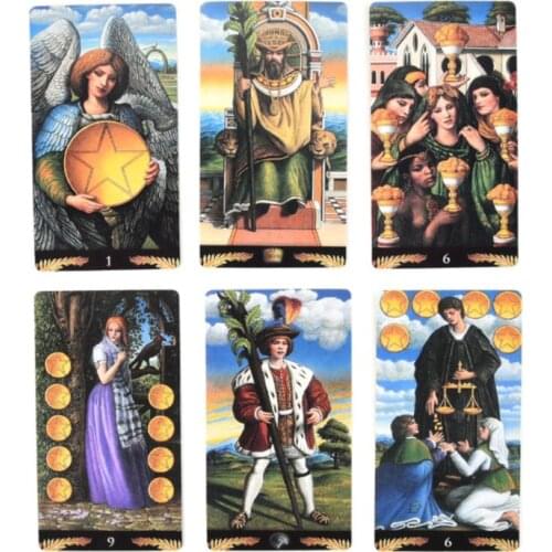 Full English Pre-Raphaelite Tarot 78 Cards Deck Family Party Board Game Toy Card Drop Shipping