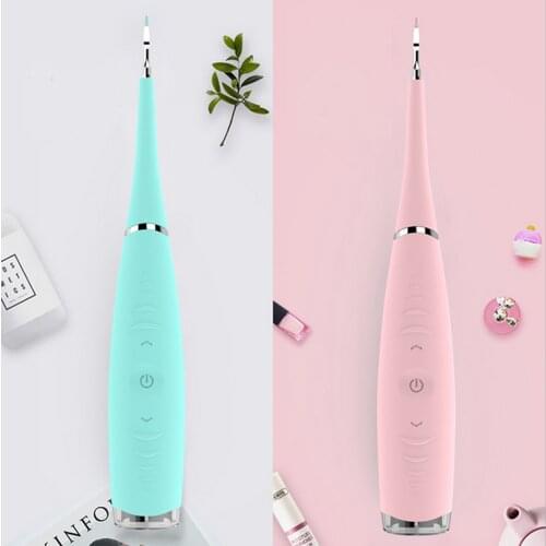Portable Electric Tooth Scaler Sonic Dental Tooth Calculus Remover Tooth Stains Tartar Tool Dentist Teeth Whitening Oral Hygiene