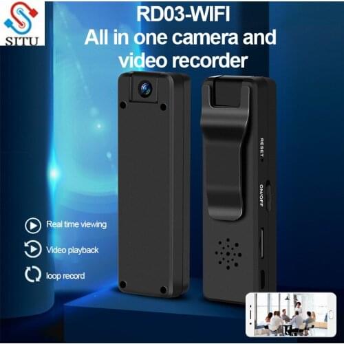 RD03 HD Wireless WIFI Video Recorder 1080P Portable Video Camera 750mAh Battery Capacity Support TF Card MP4 Video Storage