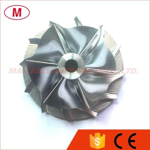 TD05H 155G6 47.05/68.01mm 6+6 blades Reverse Turbo Billet Compressor wheel/Aluminum 2618/Milling compressor wheel for49378-01642