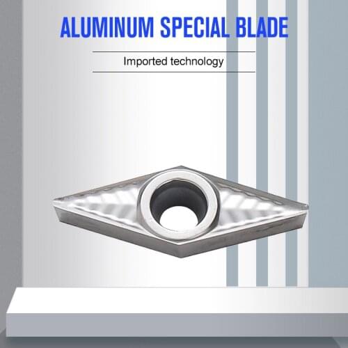 YOUSCARD 10Piece lathe tools Aluminum Cutter Blade Turning tools Cutting tool VBGT110304 VCGT160404 metal lathe tools