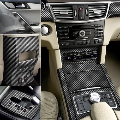 Carbon Fiber Vinyl Car Wrap Sheet Roll Film sticker Decals for VW Golf 4 5 6 Polo Passat B5 B6 B7 B8 CC Jetta MK6 Tiguan Gol Eos