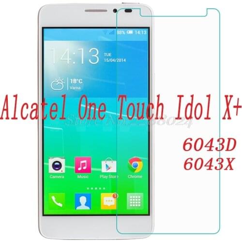 9H Tempered Glass for Alcatel One Touch Idol X+ 6043X 6043D GLASS Explosion-proof Protective Film Screen Protector cover phone