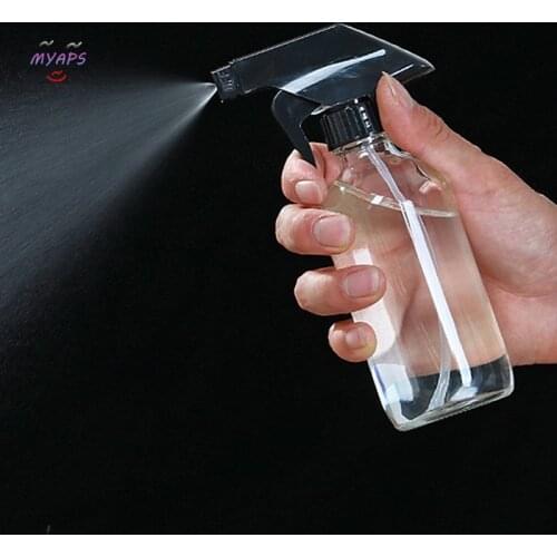 1Pcs 300ml/500ml Spray Bottles Sub-bottling Plastic Multicolor Refillable Bottle Empty Container Flip-top Dispensing Makeup Tool
