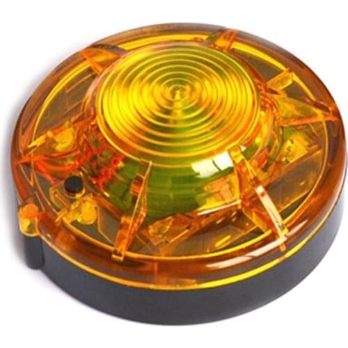 1W Trailer LED Traffic Police Warning Light Magnetic Car Flash Strobe Round Lamp Barrier Light Waterproof Truck Van Accessories