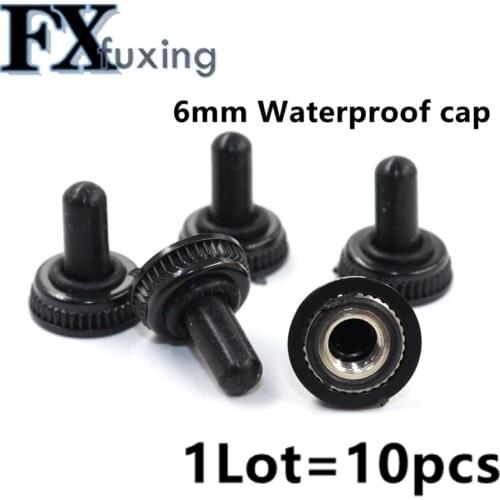10Pc 6mm Toggle Switch Waterproof Cap Dust Cap MTS Mini Toggles Cap WPC-05 Waterproof Glue Cap Special cap for MTS button switch