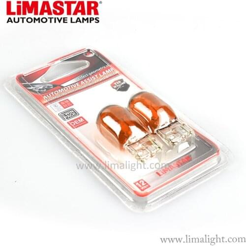 10pcs Car Light Tail Lamp T20 Bulb Miniature Bulb Coating Amber