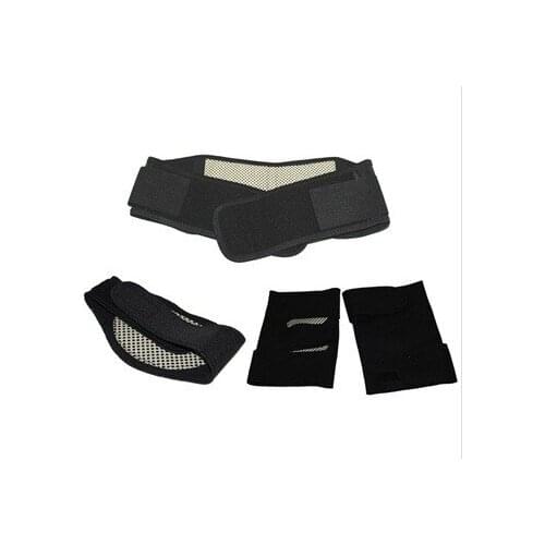 10pcs Self-heating waist support belt kneepad neck piece set single double faced thermal waist support
