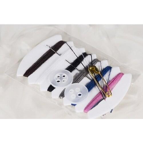 500sets New product mini sewing kit / travel sewing kits embroidery needlework six threads sewing kit mending kit