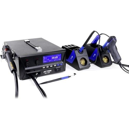 ATTEN MS-900 4-in-1 Desoldering gun tweezers Soldering Stations + Hot air desoldering station Rework Station