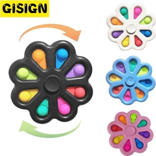 It Antistress Dimple Fidget Toy Fingertip Rotation Simpl Dimmer Brinquedos Stress Relief Hand For Kids Easy To Usesoft Silicone