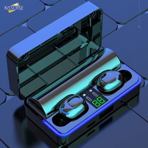 W12 Wireless Headphones Bluetooth 5.0 Earphone TWS HIFI Mini In-ear Sports Running Headset Support iOS/Android Phones HD Call