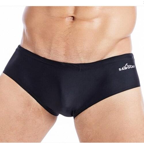 Sexy Mens Swim Boxer Briefs Solid Short Swimwear Men Swimming Boxer Trunks Beach Shorts Surfing Suit Beachwear Male Swimsuit