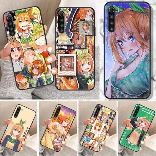 Nakano Yotsuba Anime Phone Case For Xiaomi Redmi Note 7 8 9 10 7A 8T 9A 9T 9S 10S Pro black painting bumper fashion prime