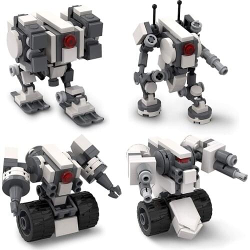 Kids Toy Robot Building Blocks Mecha Warrior Figure Model Kits Anime Soldier Assemble Bricks Action Dolls Toys For Children