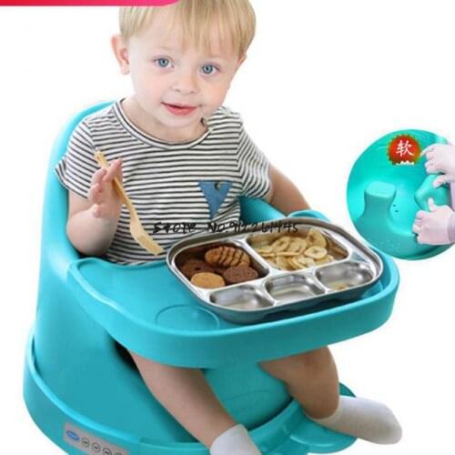 Amber baby dining chair multifunctional child sofa seat portable baby learning chair dining table and chair