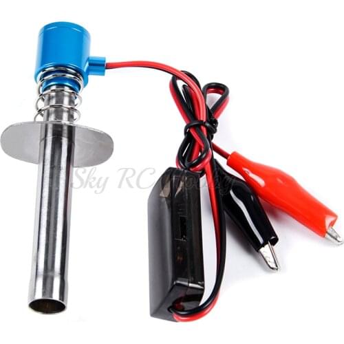 Electric candles Glow Plug Starter Igniter for 1:8 1:10 Nitro Buggy Truck RC Model Car Baja Boat Plane Helicopter 80100 HSP