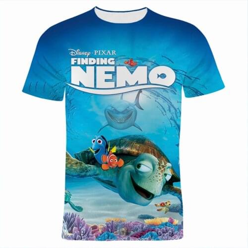 Finding Nemo 3D Print Men Clothing Disney Movie Cartoon Anime T Shirt For Children Summer Fashion Fish Women Tee Shirts