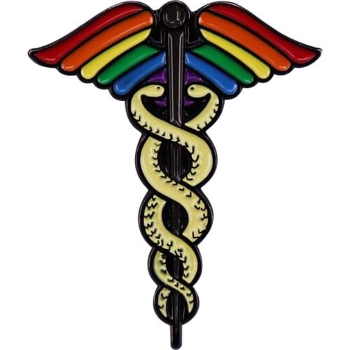 LGBT Pride Star of Life Rainbow Angle Wings Essential Brooch Pins Enamel Badges Lapel Pin Brooches Jackets Fashion Jewelry