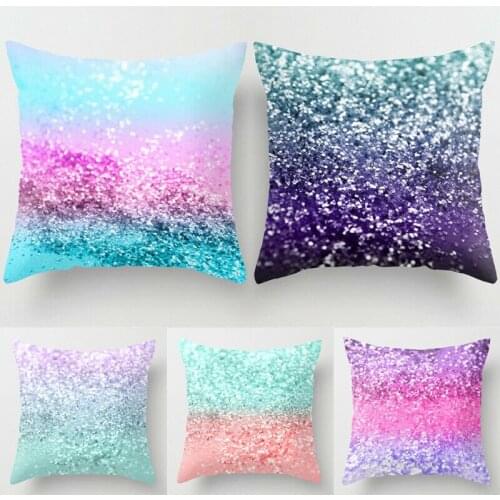 NEW 2020 Peach Skin velvet Throw Pillow Case Sofa Living Room Decoration Home Decor Gradient Cushion Cover Not Sequin