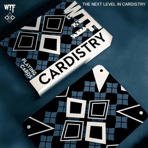 WTF Cardistry Spelling Decks (Black and White) by De'vo vom Schattenreich HandLo Magic Props