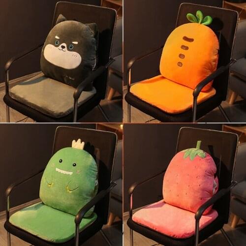 Cushion Office Long-Sitting Cushion Seat Cushion Waist Support Cushion Cushion Removable and Washable