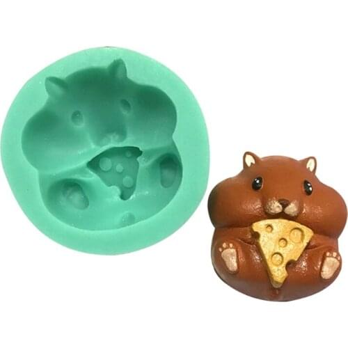 Soap Making Supplies Cake Decorating Tools Silicone Soap Mold Exquisite Squirrel Household Molds Candle Resin Crafts