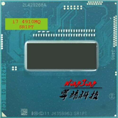 Intel Core i7-4910MQ i7 4910MQ SR1PT 2.9 GHz Quad-Core Eight-Thread CPU Processor 8M 47W Socket G3 / rPGA946B