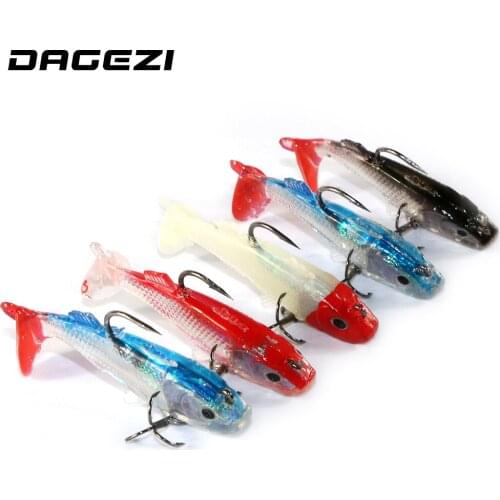 DAGEZI fishing lure with box 6cm/8.5g Minnow Fishing Lure 5pcs/lot Floating Lures soft Bait carp fishing lures pesca 13