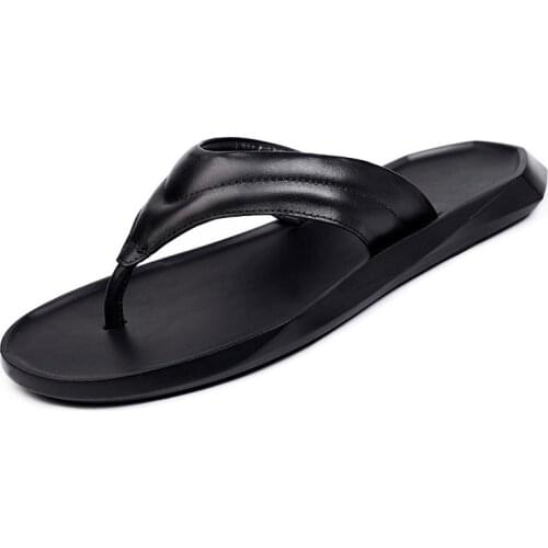 Outdoor Sandals Men Platform Sandals Men Slippers Genuine Leather Roman Cowhide Summer Sandals Designer Slippers Mens