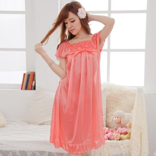 High Quality Hot Sale New 2020 Sexy Womens Casual Chemise Nightie Nightwear Lingerie Nightdress Sleepwear Dress free shipping
