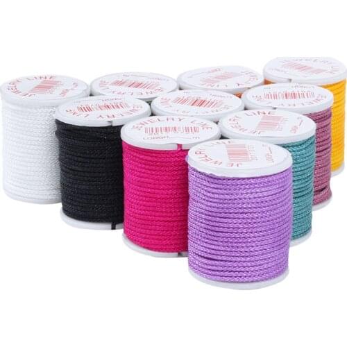 10 Rolls Of Nylon Beading Thread Cord For DIY Jewellery Making Mixed Colors---1Mm
