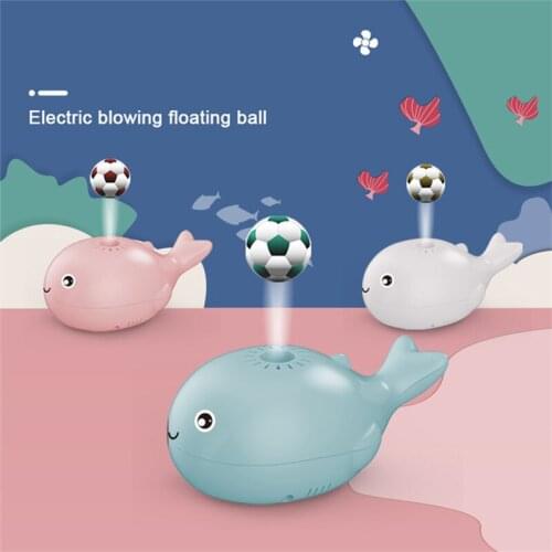 2021 Hot Sale Children Toy Fan Floating Ball Little Whale Toy USB Desktop Charging Fan Outdoor Kid Carry Mini Electric Fan Toy