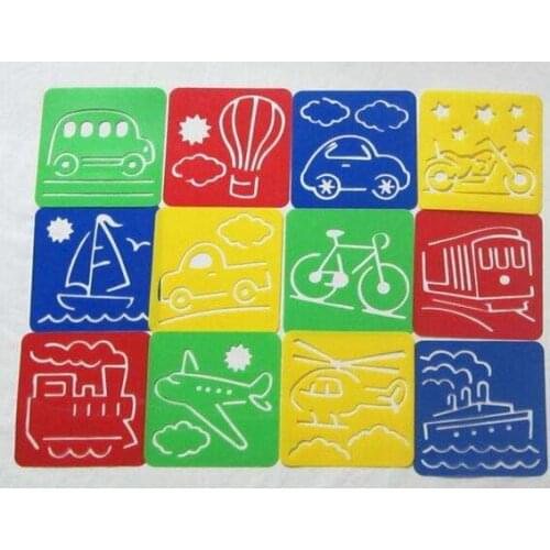 Children Puzzle Early Painting Drawing Board Toy Stationery Template Tools Unisex Paint Learning Notebook/coloring Notebook