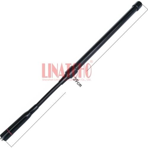 Long Foldable gooseneck tube 144/430mhz CS tactical Walkie Talkie VHF UHF SMA female antenna
