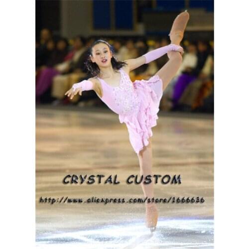 Hot Sales Competition Figure Skating Dress Hot New Brand Skating Dress With Spandex For Girls DR3186