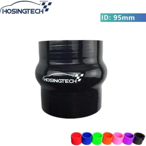 HOSINGTECH- 95mm 3.75" 4ply silicone hump turbo intercooler hose