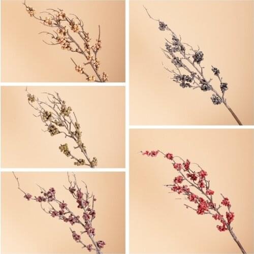 Artificial Flower Dry Fog Holly Sprigs Artificial Foam Flowers Multi-Purpose Home Decoration Ornamental