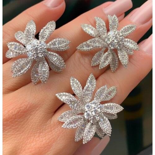 Janekelly Korean Earrings Luxury Boho Bohemian AAA Cubic Zircon Dangle Earrings For Women Wedding Fashion Jewelry 2020