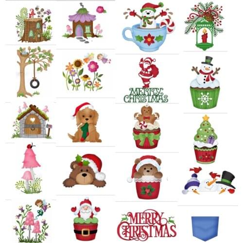 House Merry Christmas Santa Claus Snowman Fairy Mushroom Metal Cutting Dies For DIY Scrarpbooking Embossing Cards Craft New 2020