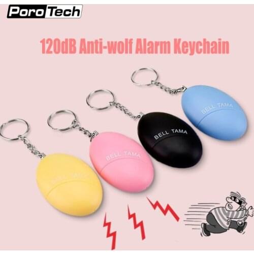 Bell Tama Mini Key chain Personal Alarm 120dB Emergency Self Defense Alarm Keychain for protecting Women Kids students