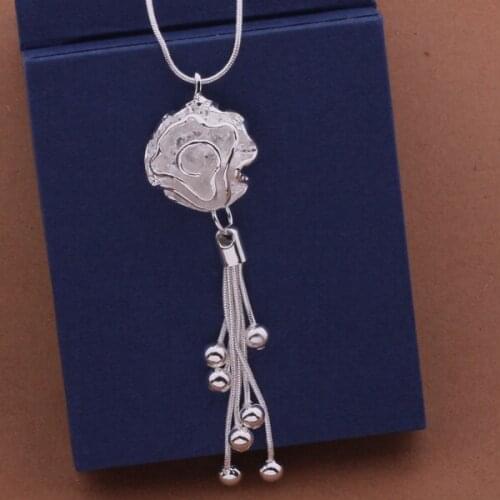 AN460 Wholesale silver plated Necklaces for women&men silver 925 jewelry fashion jewelry pendant /bhiajypa aseajjla