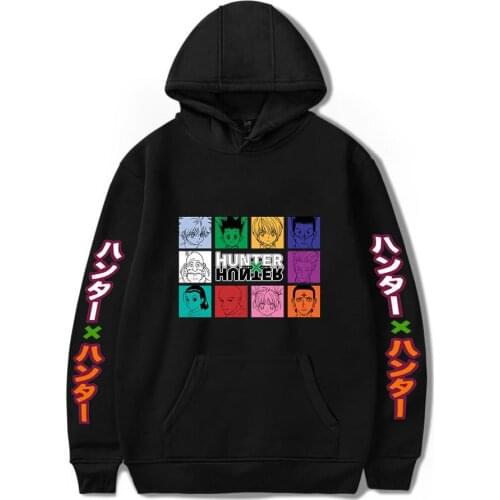 Hot Anime HunterXHunter Men Hoodies Harajuku Men Oversize Pullover Winter Sweatshirt Women Fashion Hoodies Casual Unisex Hoodies