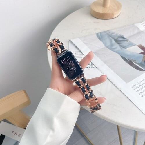 OEM Stainless Steel Bracelet Strap for Huawei Watch FIT Watchband for HuaWei Smart Watch fit Accessories Wristband Correa