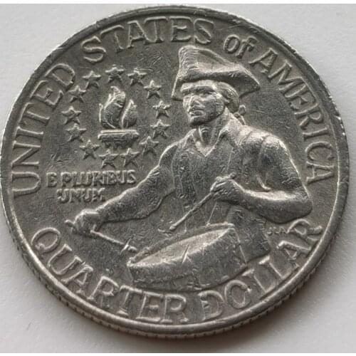 United States 25 cents 25 coin 1976 100% real original coins